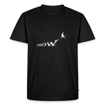 ski - T-shirt Premium bio Homme - noir - Devant - Nico (187cm)
