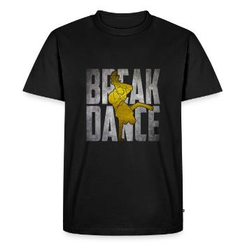 break dancing - Men's Premium Organic T-Shirt - black - Front - Nico (187cm)