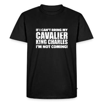 Cavalier King Charles - Men's Premium Organic T-Shirt - black - Front - Nico (187cm)