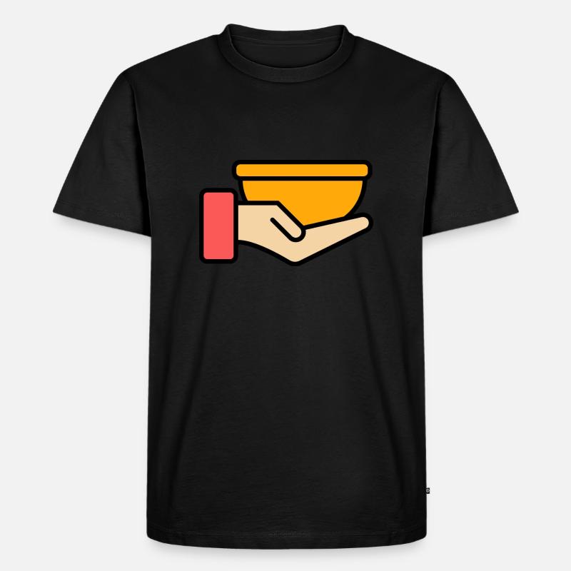 Suppe - Männer Premium Bio T-Shirt - Schwarz
