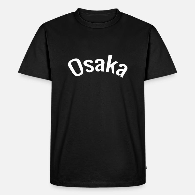 Osaka - Männer Premium Bio T-Shirt - Schwarz