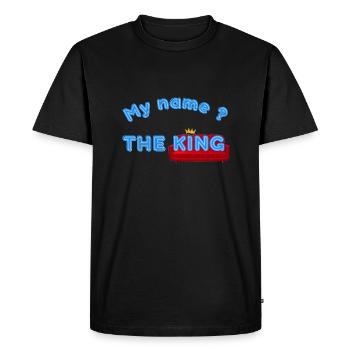 The design of kings - Men's Premium Organic T-Shirt - black - Front - Nico (187cm)