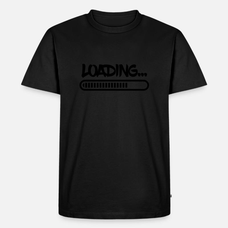 Loading - Men's Premium Organic T-Shirt - black