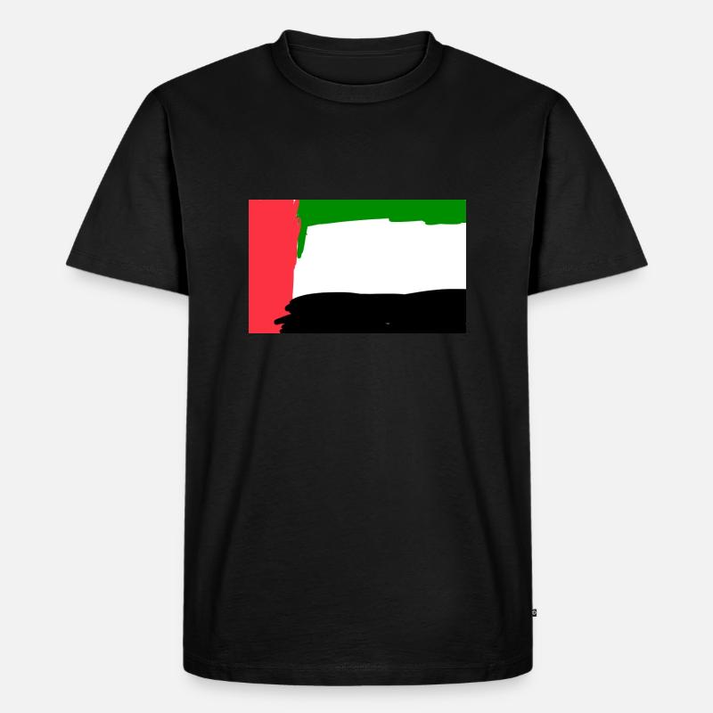 UAE - Männer Premium Bio T-Shirt - Schwarz