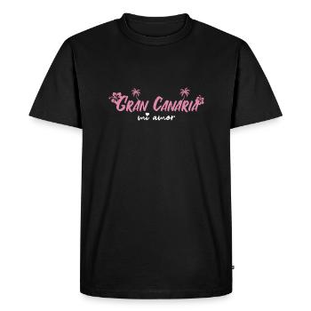 Gran Canaria - T-shirt Premium bio Homme - noir - Devant - Nico (187cm)