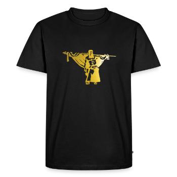 Sendlinger Schmied - T-shirt Premium bio Homme - noir - Devant - Nico (187cm)