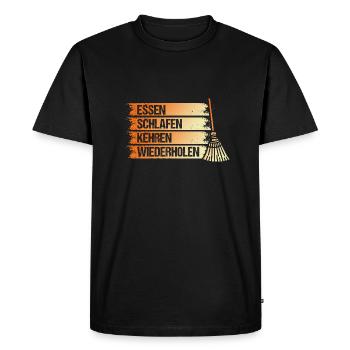 Facility Manager Gardien Gardien - T-shirt Premium bio Homme - noir - Devant - Nico (187cm)