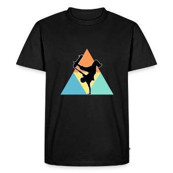 Skateboarding - T-shirt Premium bio Homme - noir - Devant - Nico (187cm)