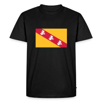 Lorraine - T-shirt Premium bio Homme - noir - Devant - Nico (187cm)