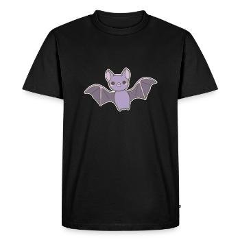 Chauve-souris - T-shirt Premium bio Homme - noir - Devant - Nico (187cm)