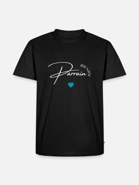 Bientôt parrain - T-shirt Premium bio Homme - noir