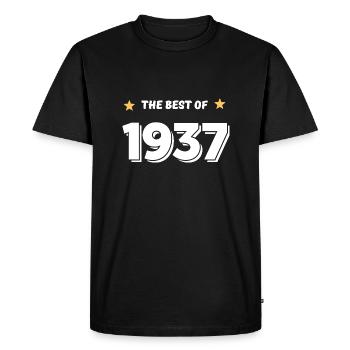 Best of 1937 - T-shirt Premium bio Homme - noir - Devant - Nico (187cm)