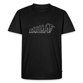 Skating Skateboarding Skateboarding Skater Skate Fan - Men's Premium Organic T-Shirt - black - Front - Nico (187cm)