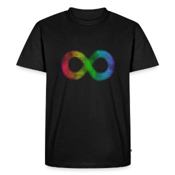 Neurodiversity - Men's Premium Organic T-Shirt - black - Front - Nico (187cm)