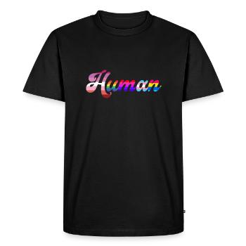 Droits de l’homme, égalité lgbtq, genre - T-shirt Premium bio Homme - noir - Devant - Nico (187cm)