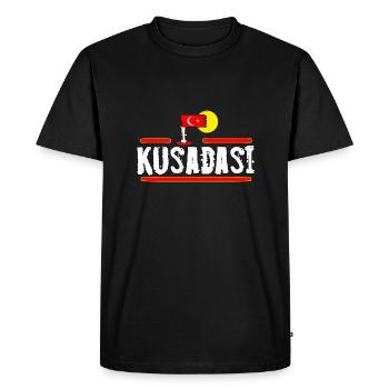 Izmir Destination - T-shirt Premium bio Homme - noir - Devant - Nico (187cm)
