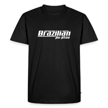 Le Jiu Jitsu brésilien signe BJJ - T-shirt Premium bio Homme - noir - Devant - Nico (187cm)