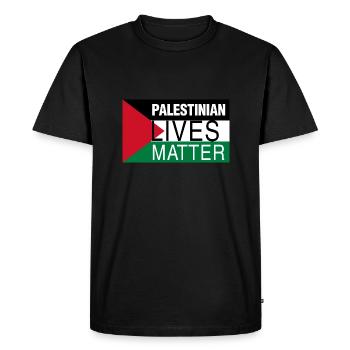 Cadeau amusant Palestinien Lives Matter - T-shirt Premium bio Homme - noir - Devant - Nico (187cm)