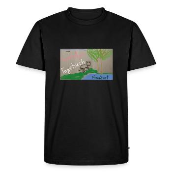 Speedy's Diary - Men's Premium Organic T-Shirt - black - Front - Nico (187cm)