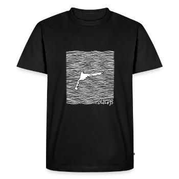 Fischland Darß-Zingst, Darss, Baltic Sea, Germany - Men's Premium Organic T-Shirt - black - Front - Nico (187cm)