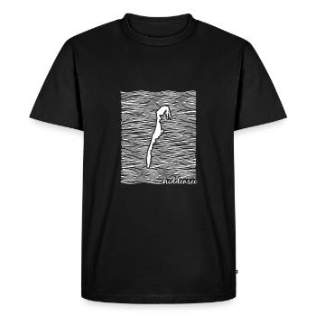 Hiddensee, Rügen, Baltic Sea, Mecklenburg-Western Pomerania - Men's Premium Organic T-Shirt - black - Front - Nico (187cm)