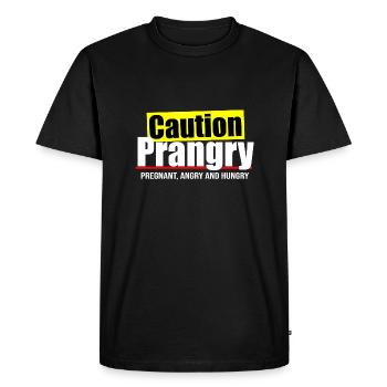 Citation amusante de Prangry - T-shirt Premium bio Homme - noir - Devant - Nico (187cm)
