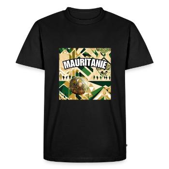 Horizon du Football - Men's Premium Organic T-Shirt - black - Front - Nico (187cm)