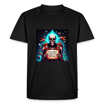 Dear Algebra Please Stop Asking Us to Find Your X - Men's Premium Organic T-Shirt - black - Front - Nico (187cm)