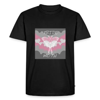 DEMI-TEIGNE DE LA FIERTÉ - T-shirt Premium bio Homme - noir - Devant - Nico (187cm)
