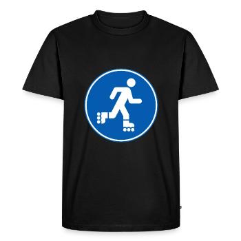 Scooter Rider, Scooter, Scooter Sport - Men's Premium Organic T-Shirt - black - Front - Nico (187cm)