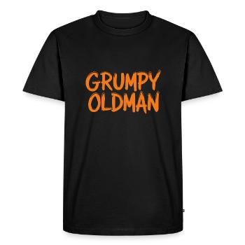 VIEUX - T-shirt Premium bio Homme - noir - Devant - Nico (187cm)