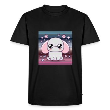Design "Sweet Starry Paws" - Men's Premium Organic T-Shirt - black - Front - Nico (187cm)
