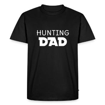 HUNTING big daddy - T-shirt Premium bio Homme - noir - Devant - Nico (187cm)