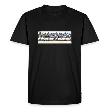 bmx - T-shirt Premium bio Homme - noir - Devant - Nico (187cm)
