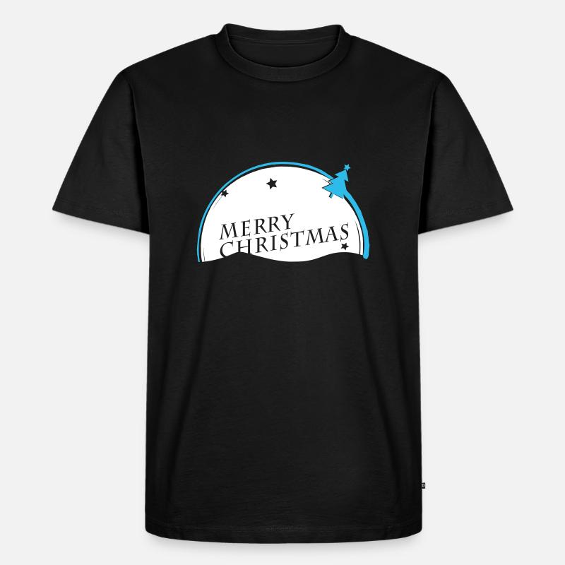 Joyeux Noël VECTORGRAPHIC - T-shirt Premium bio Homme - noir