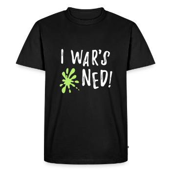 I wars ned - drôle de cadeau de rengaine bavaroise - T-shirt Premium bio Homme - noir - Devant - Nico (187cm)