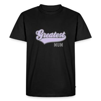 Le plus grand 2C MUM - T-shirt Premium bio Homme - noir - Devant - Nico (187cm)