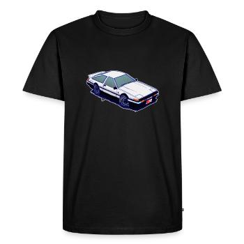 The Legendary Initial D just the car - Men's Premium Organic T-Shirt - black - Front - Nico (187cm)
