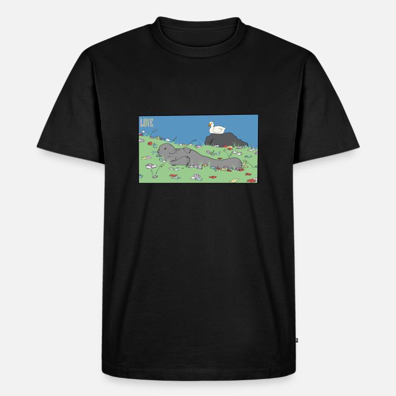 Lamentin | - Männer Premium Bio T-Shirt - Schwarz