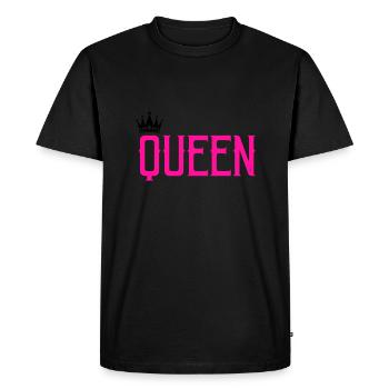 reine - T-shirt Premium bio Homme - noir - Devant - Nico (187cm)