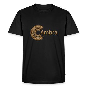 Pour l’ambre gris - T-shirt Premium bio Homme - noir - Devant - Nico (187cm)