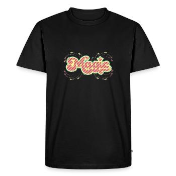 Père Noël magique Père Noël Nicolas Joyeux Noël Noël - T-shirt Premium bio Homme - noir - Devant - Nico (187cm)