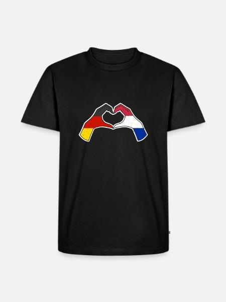 Holland Dutch Germany Netherlands - Men's Premium Organic T-Shirt - black