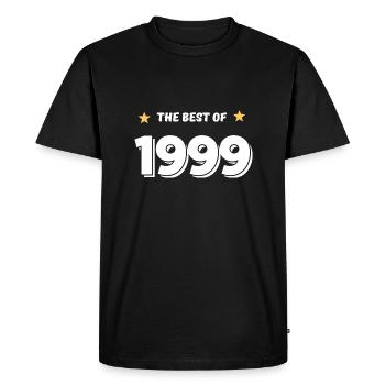 Best of 1999 - Men's Premium Organic T-Shirt - black - Front - Nico (187cm)