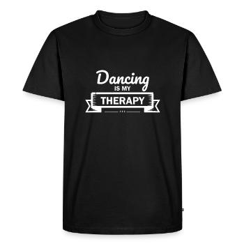 Danse Musique de danse - T-shirt Premium bio Homme - noir - Devant - Nico (187cm)