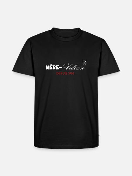 Mère veilleuse depuis 1995 - T-shirt Premium bio Homme - noir