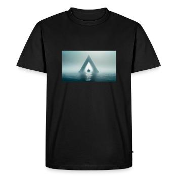 lieux mythiques effrayants – Triangle des Bermudes - T-shirt Premium bio Homme - noir - Devant - Nico (187cm)