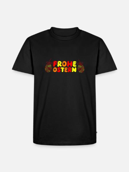 happy Easter - Men's Premium Organic T-Shirt - black