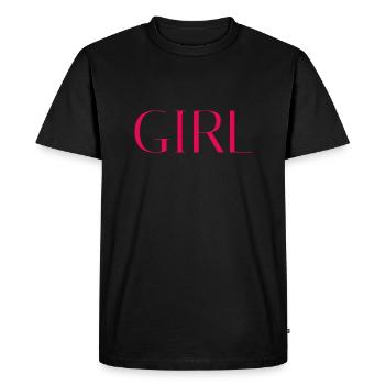 FILLE - T-shirt Premium bio Homme - noir - Devant - Nico (187cm)