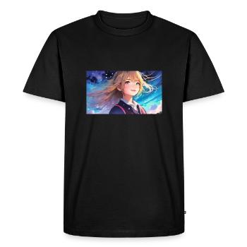 SWS FILLE - T-shirt Premium bio Homme - noir - Devant - Nico (187cm)
